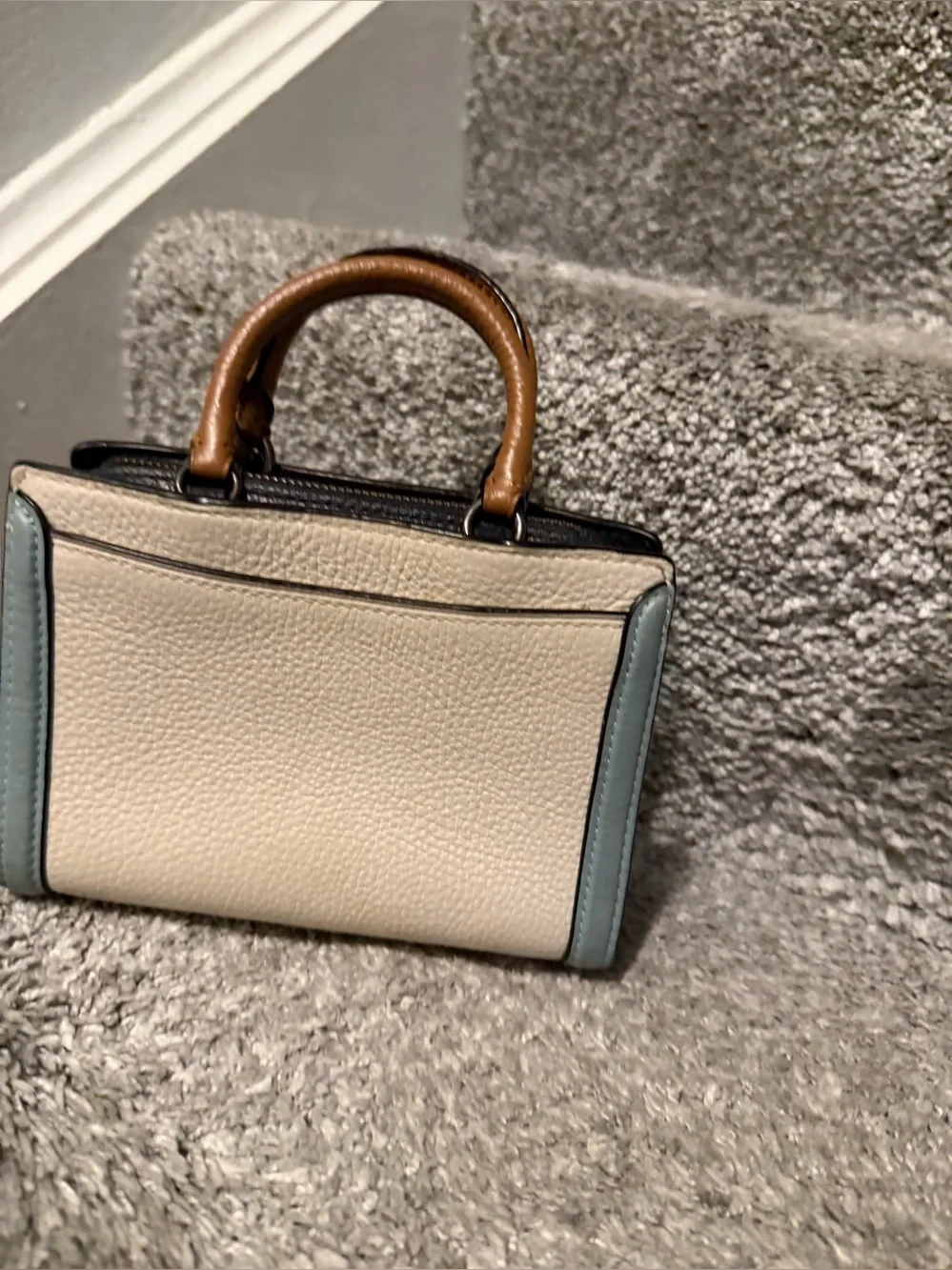 Coach Micro Zoe Crossbody in Colorblock
